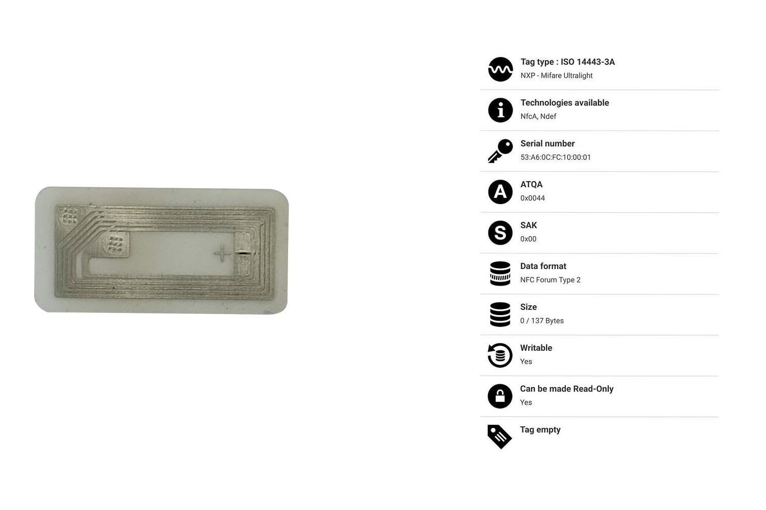 RFGATE RFWL-3015 NFC Etiket