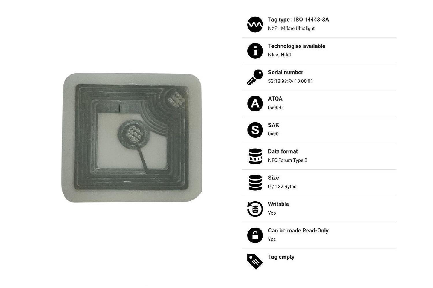 RFGATE RIM1818 NFC Etiket