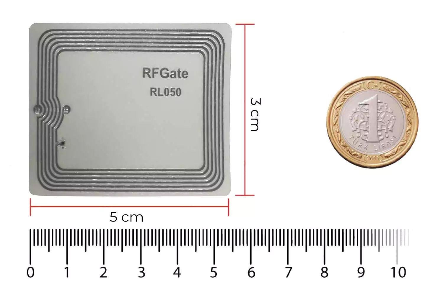 RFGate RL050 NFC / HF 13.56 mHz RFID Etiket