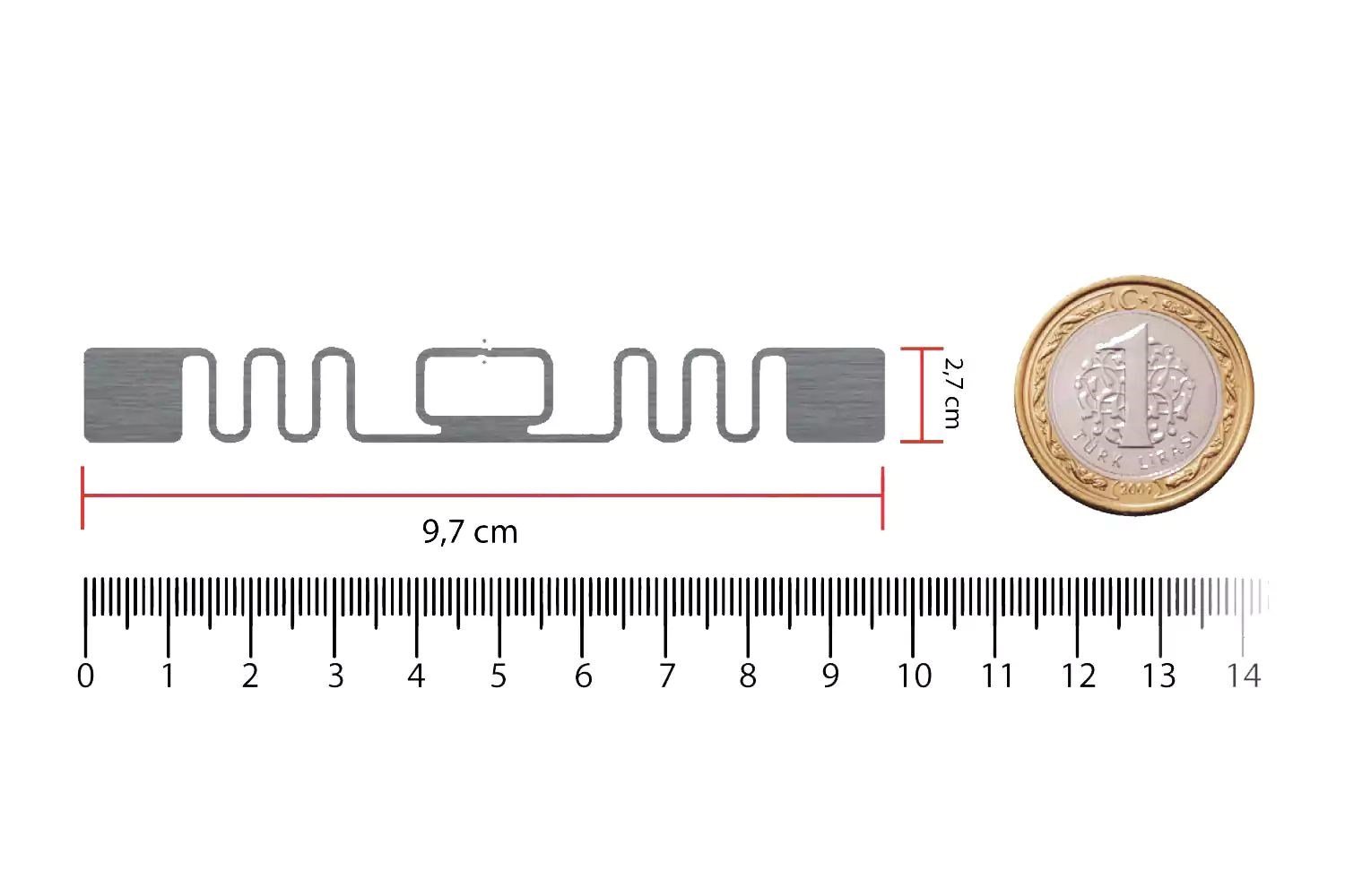 RFGate T91 R6 WRW UHF RFID Etiket