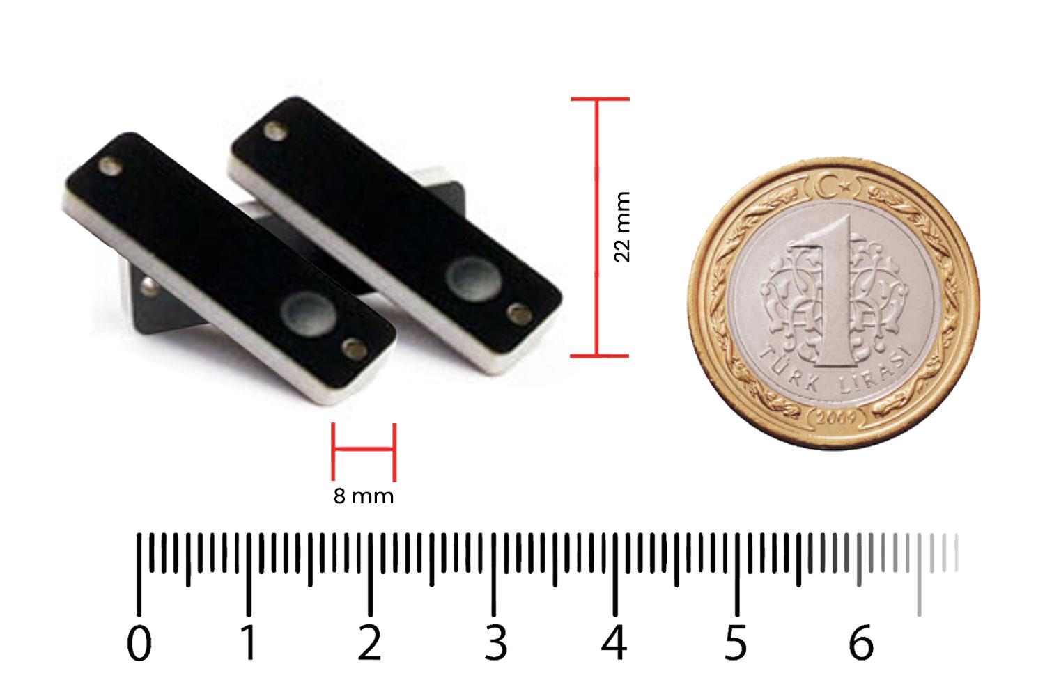 RFGate UHF Anti Metal Alien Higgs-3 Çipli RFID Etiket 22x8mm