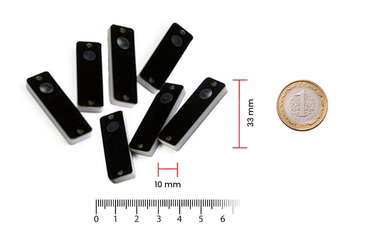 RFGate UHF Metal Üstü Gen2 RFID Etiket 33x10mm
