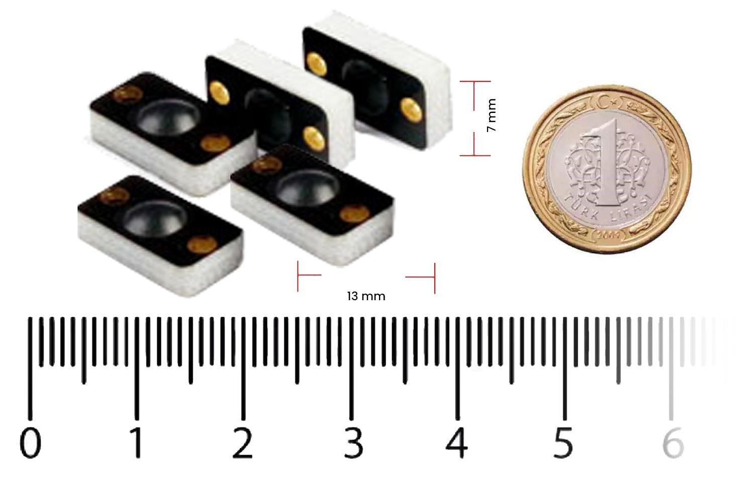 RFGate UHF Perakende de Metal Üstü Takip Etiketi 13x7mm