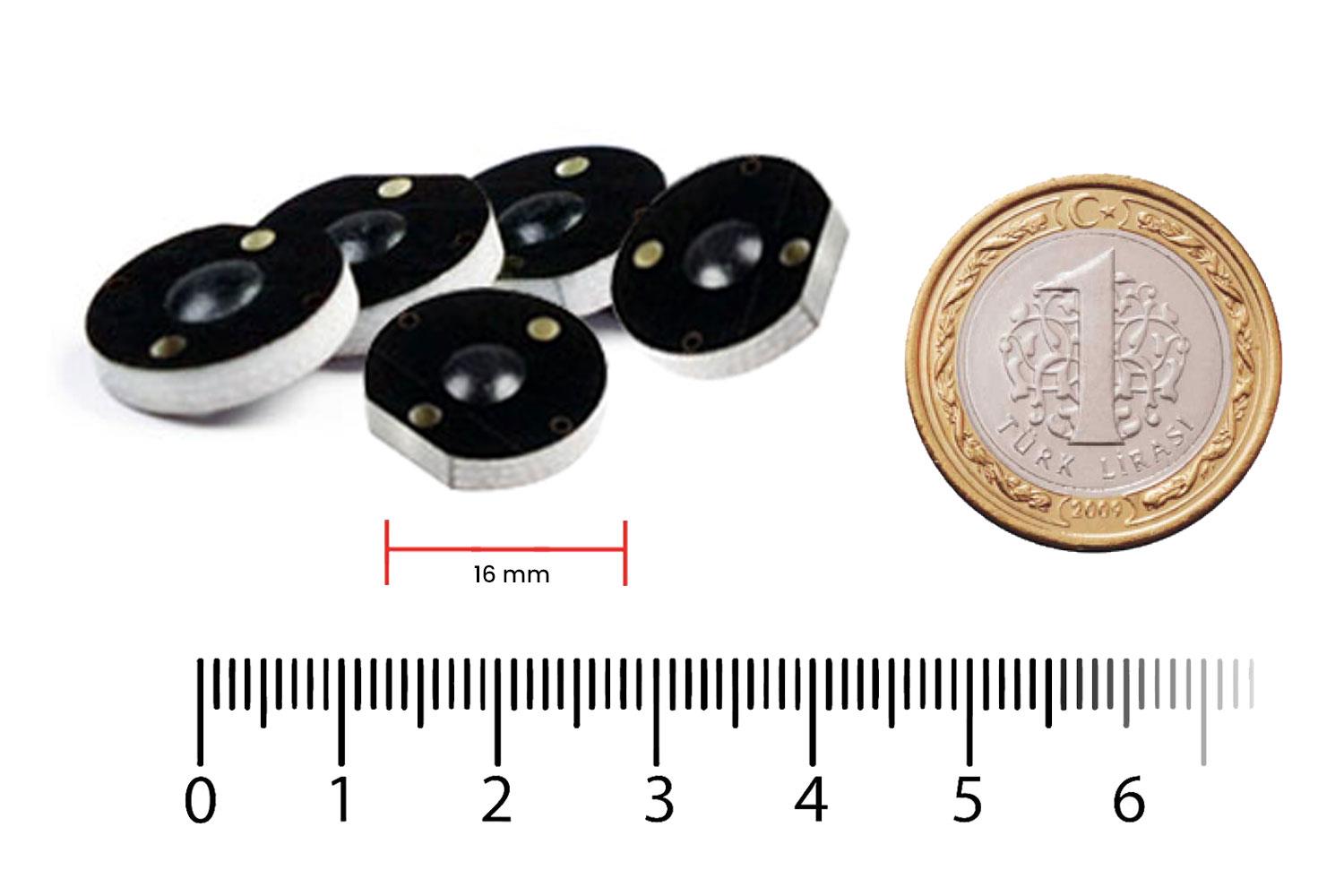 RFGate Varlık ve Lojistik UHF RFID Takip Etiketi Dia 16mm