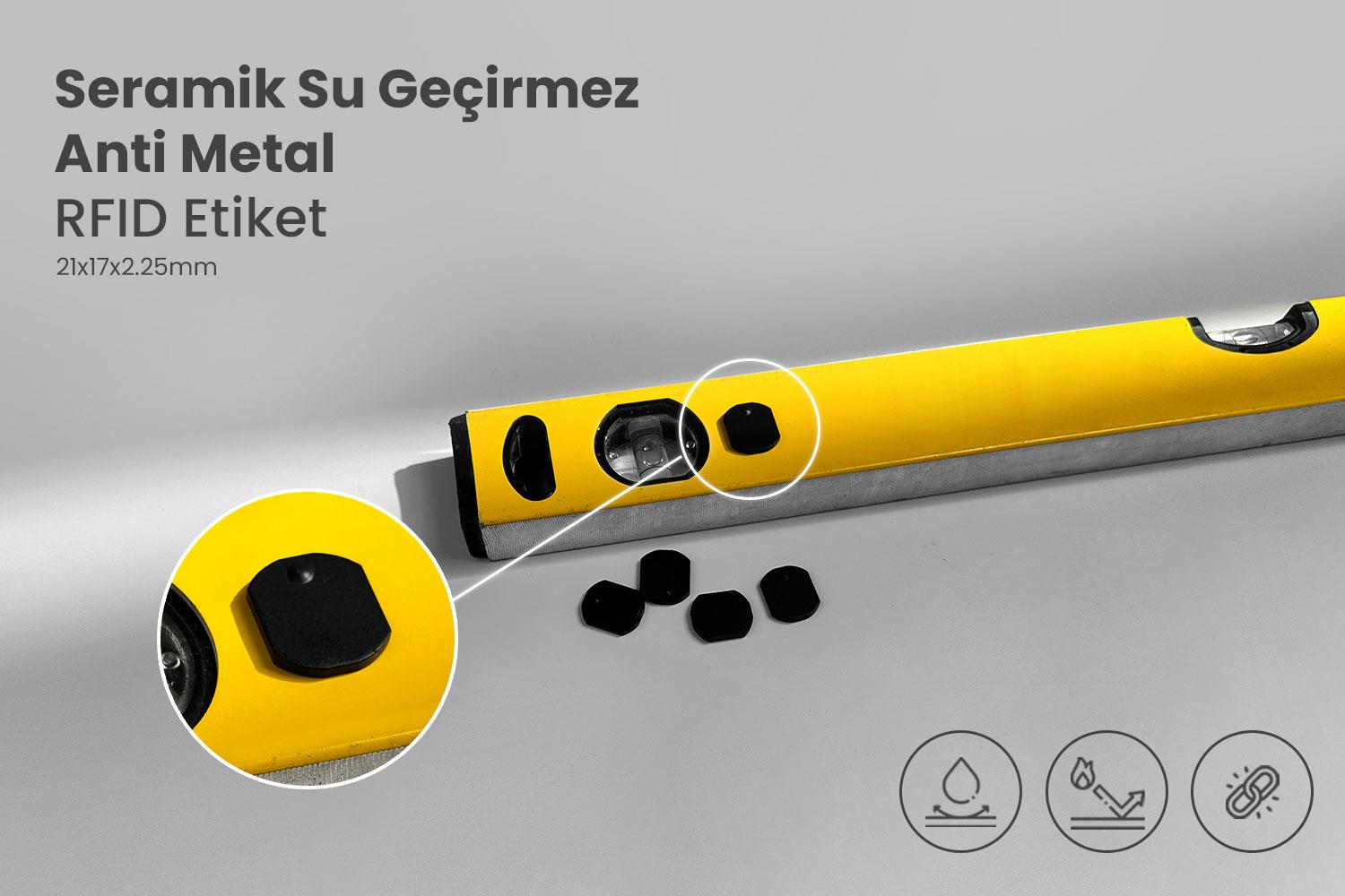 Seramik Su Geçirmez Anti Metal RFID Etiket