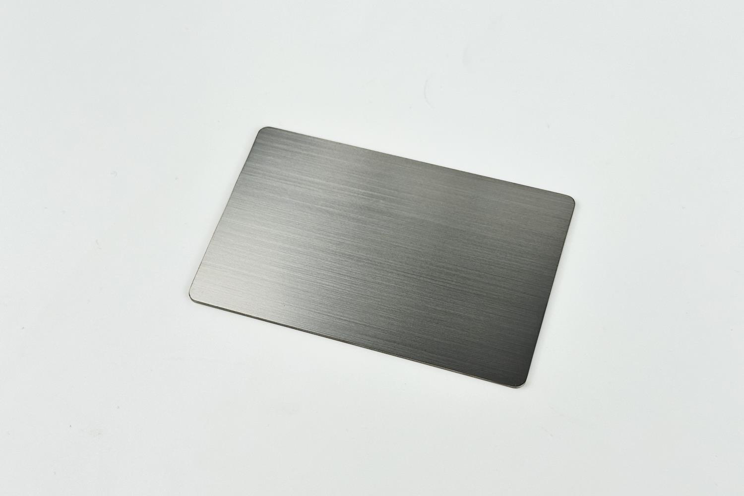 NFC بطاقة معدنية فضية