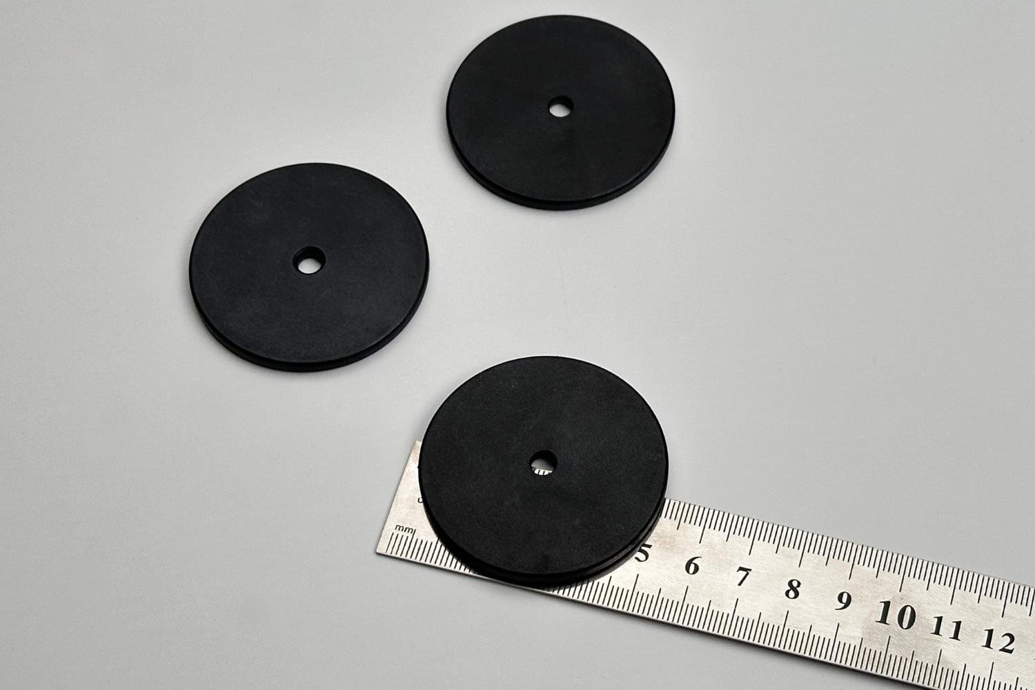 Siyah Vidalanabilir RFID Etiket – 50mm ICODE SLI-X Çipli