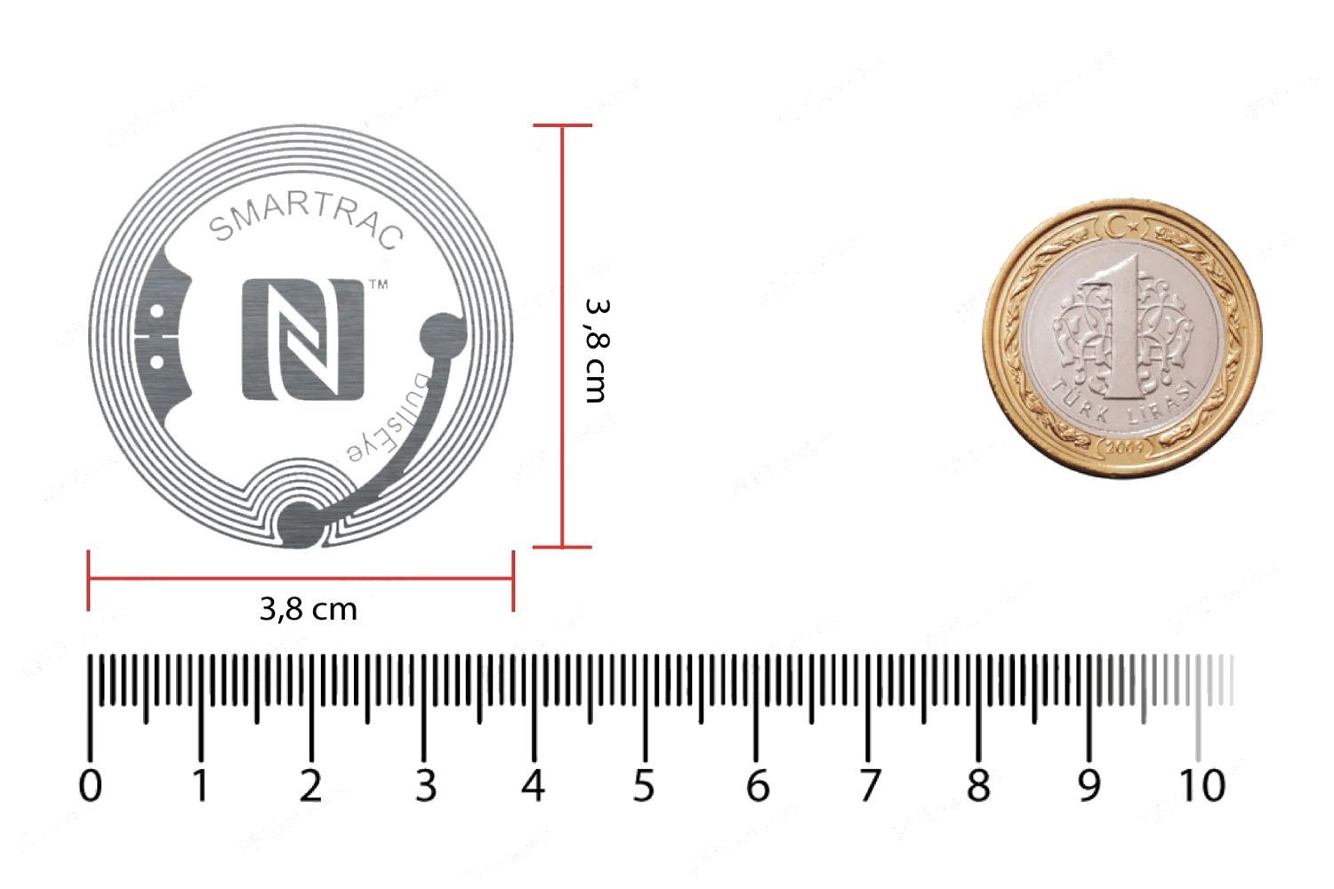 SMARTRAC BullsEye NFC Wet Inlay (NXP NTAG213)