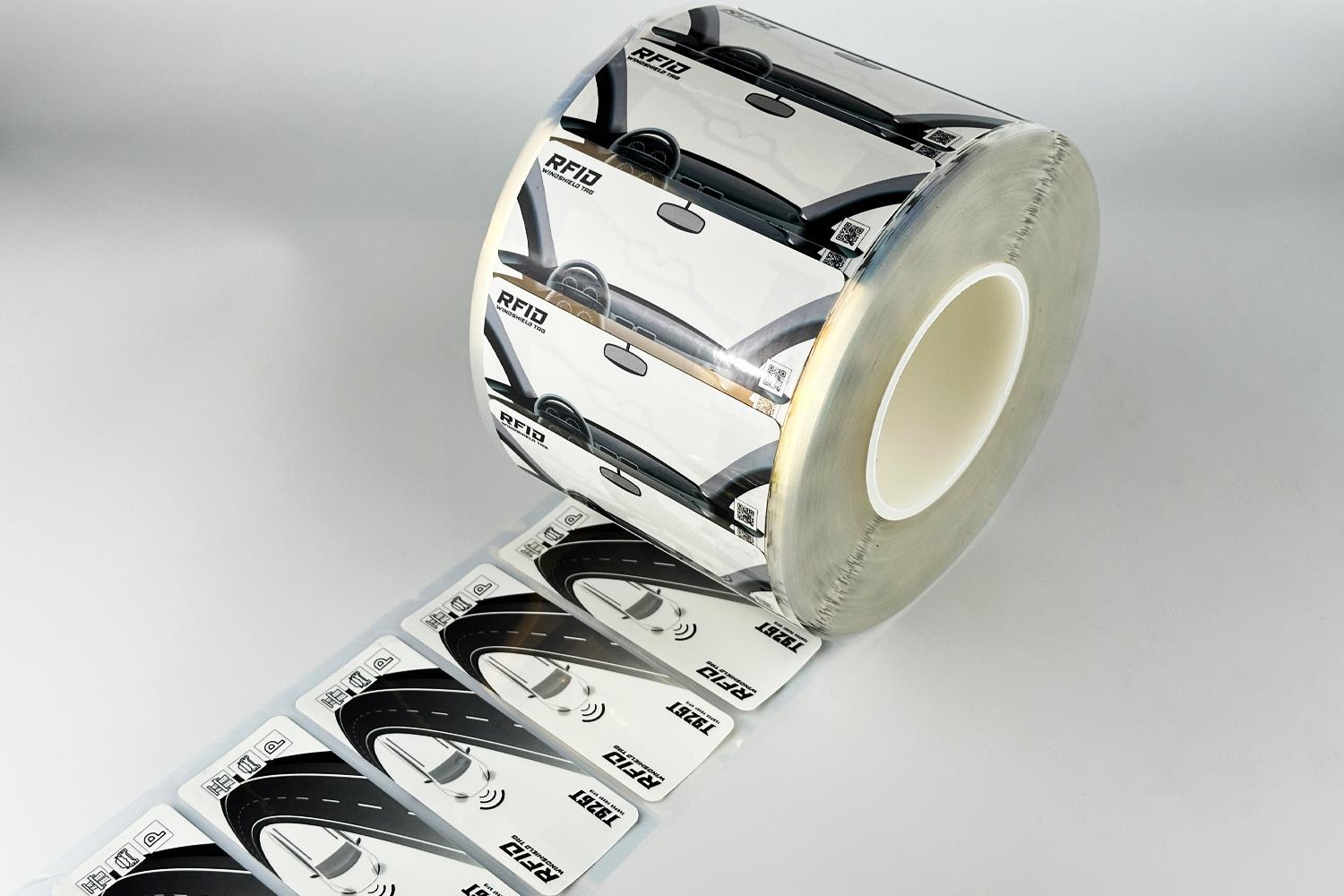 T92GT RFID Yapışkanlı Araç Cam Etiketi 110x40 mm (Tamper proof Pro)