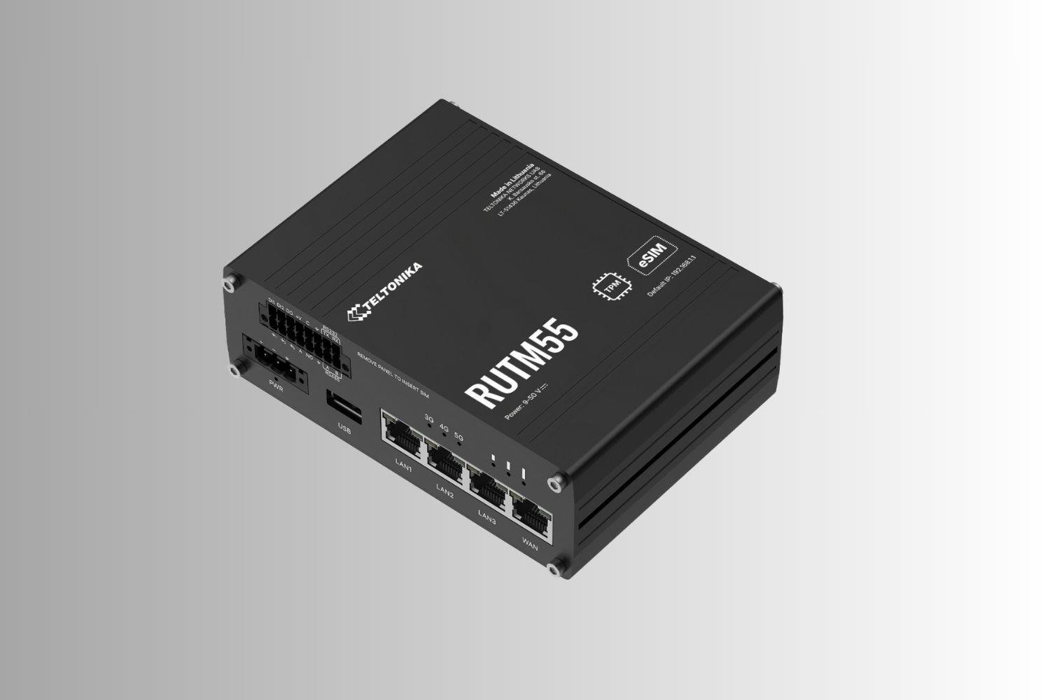 Teltonika RUTM55 Endüstriyel 5G Router