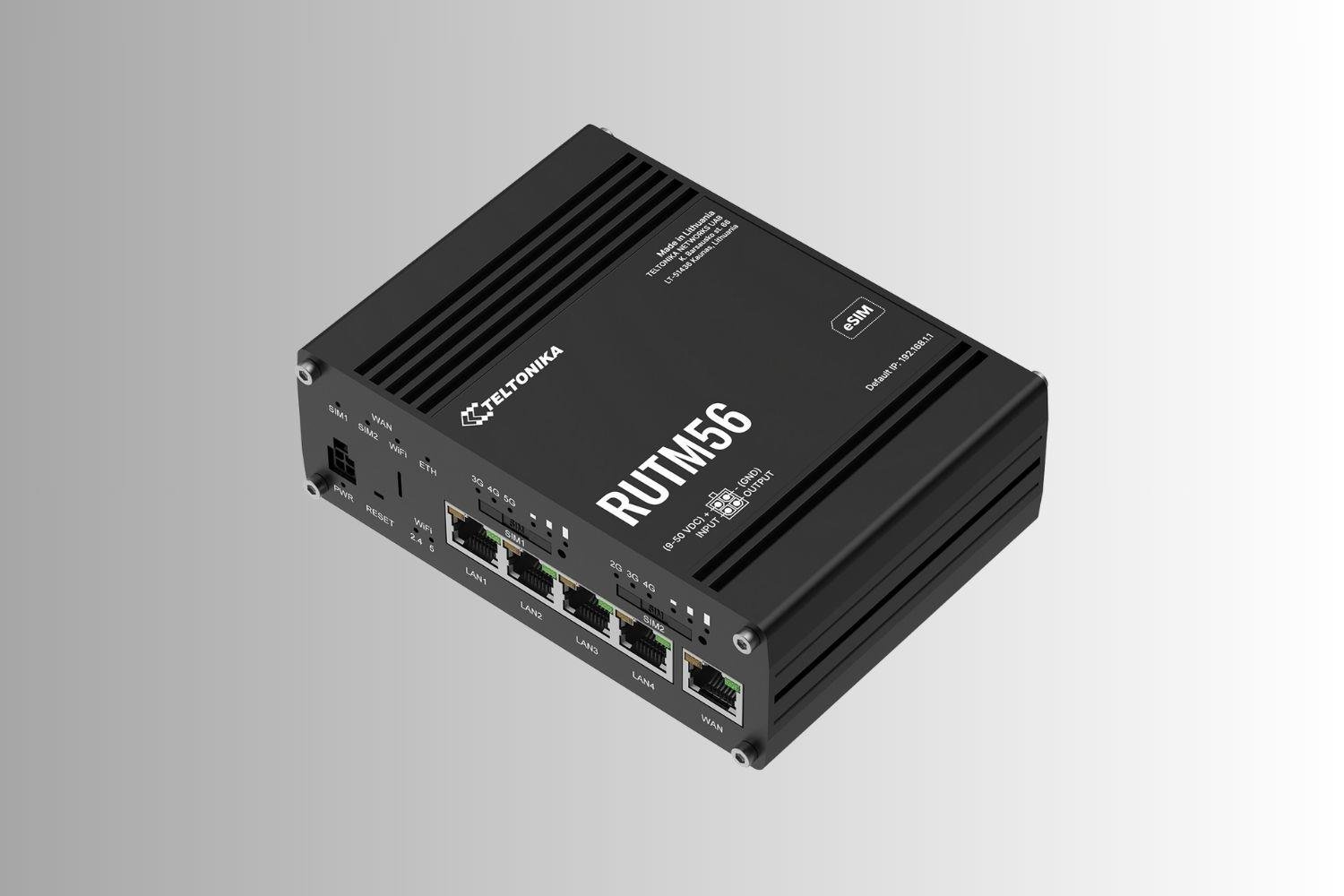 Teltonika RUTM56 Endüstriyel 5G Router