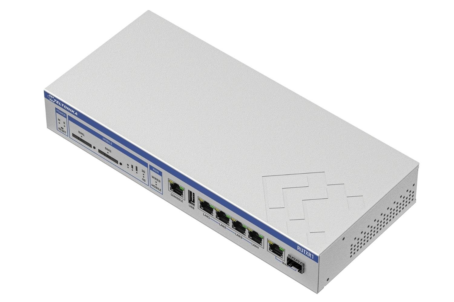 RUTXR1 Kurumsal Raf Montajlı SFP/LTE Yönlendirici