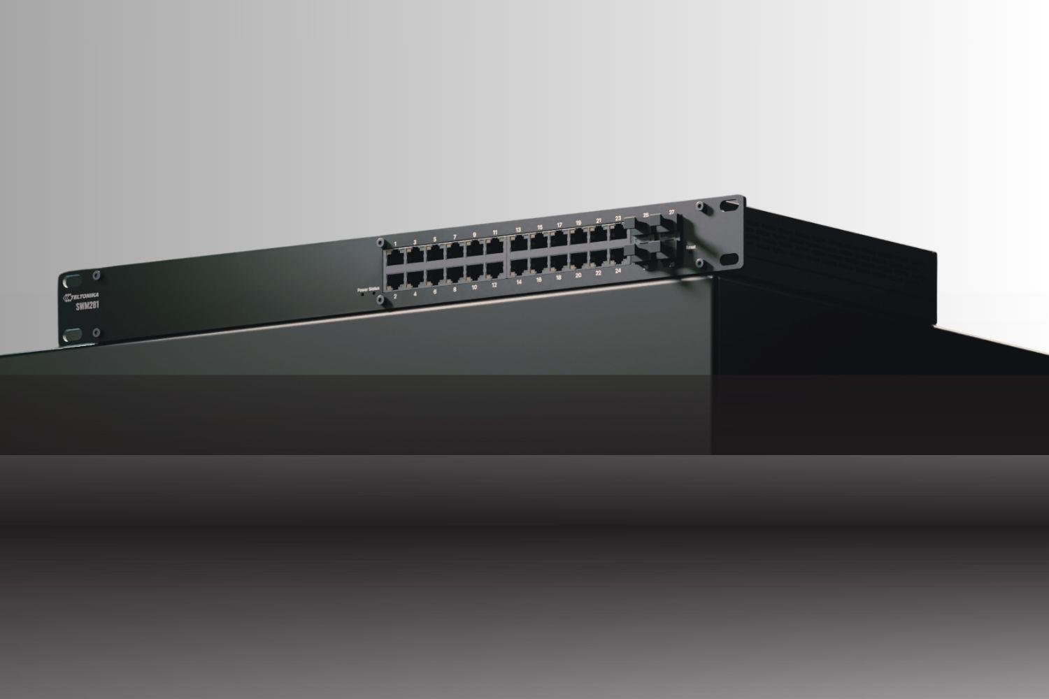 Teltonika SWM281 Yönetilebilir Endüstriyel Ethernet Switch