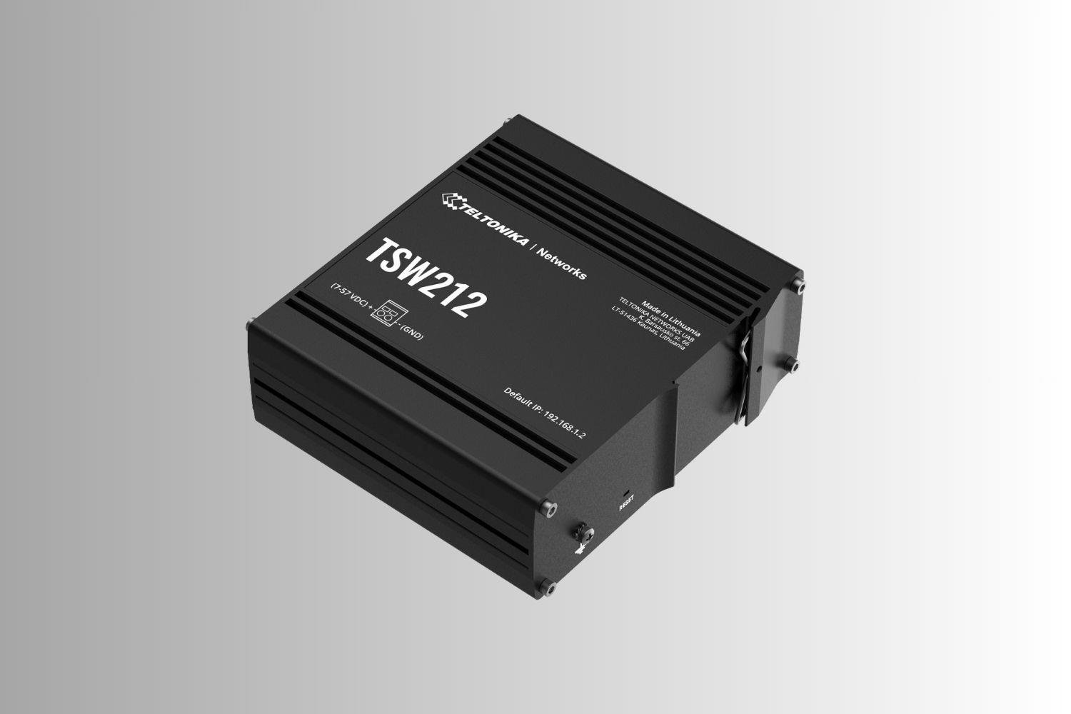 Teltonika TSW212 Endüstriyel Yönetilebilir Ethernet Switch