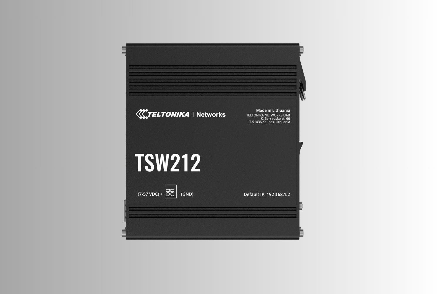 Teltonika TSW212 Endüstriyel Yönetilebilir Ethernet Switch