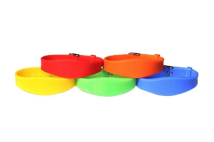 TPS-118 Oval Demir Tokalı Silikon Bileklik