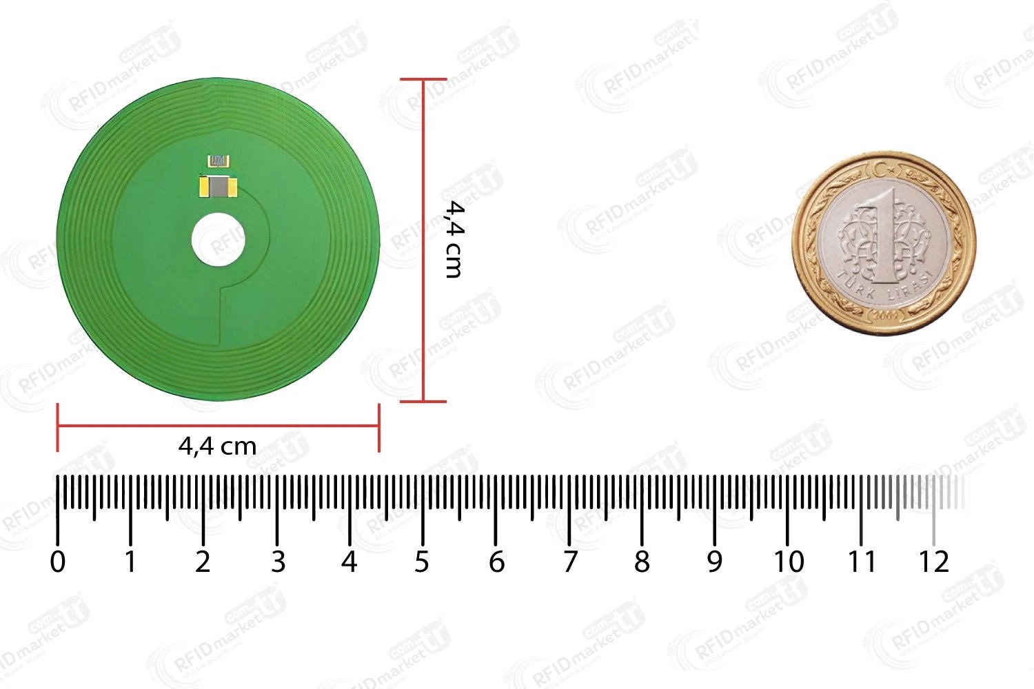 TPS-D22-NFC RFID PCB Sert Etiket