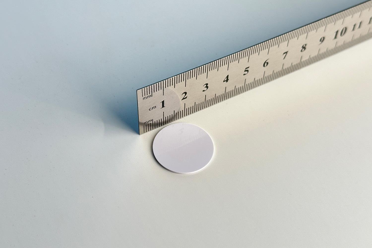 UHF Silikon Bileklik için PVC Yuvarlak Tag 25mm Çap