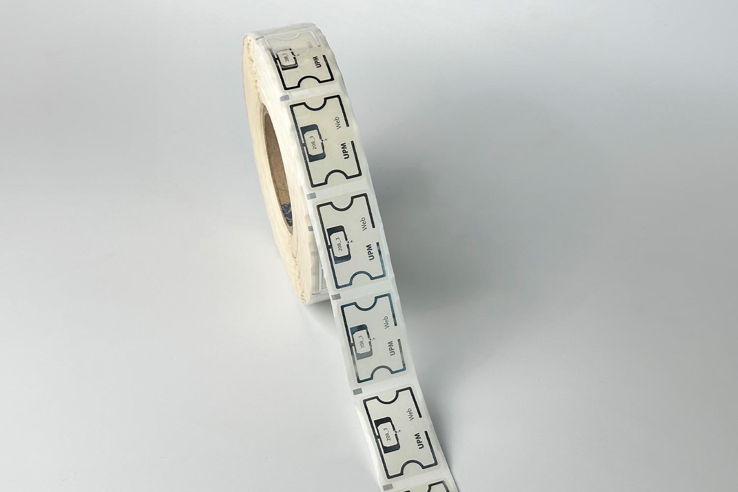 UPM Web 208-3 Şeffaf RFID Etiket