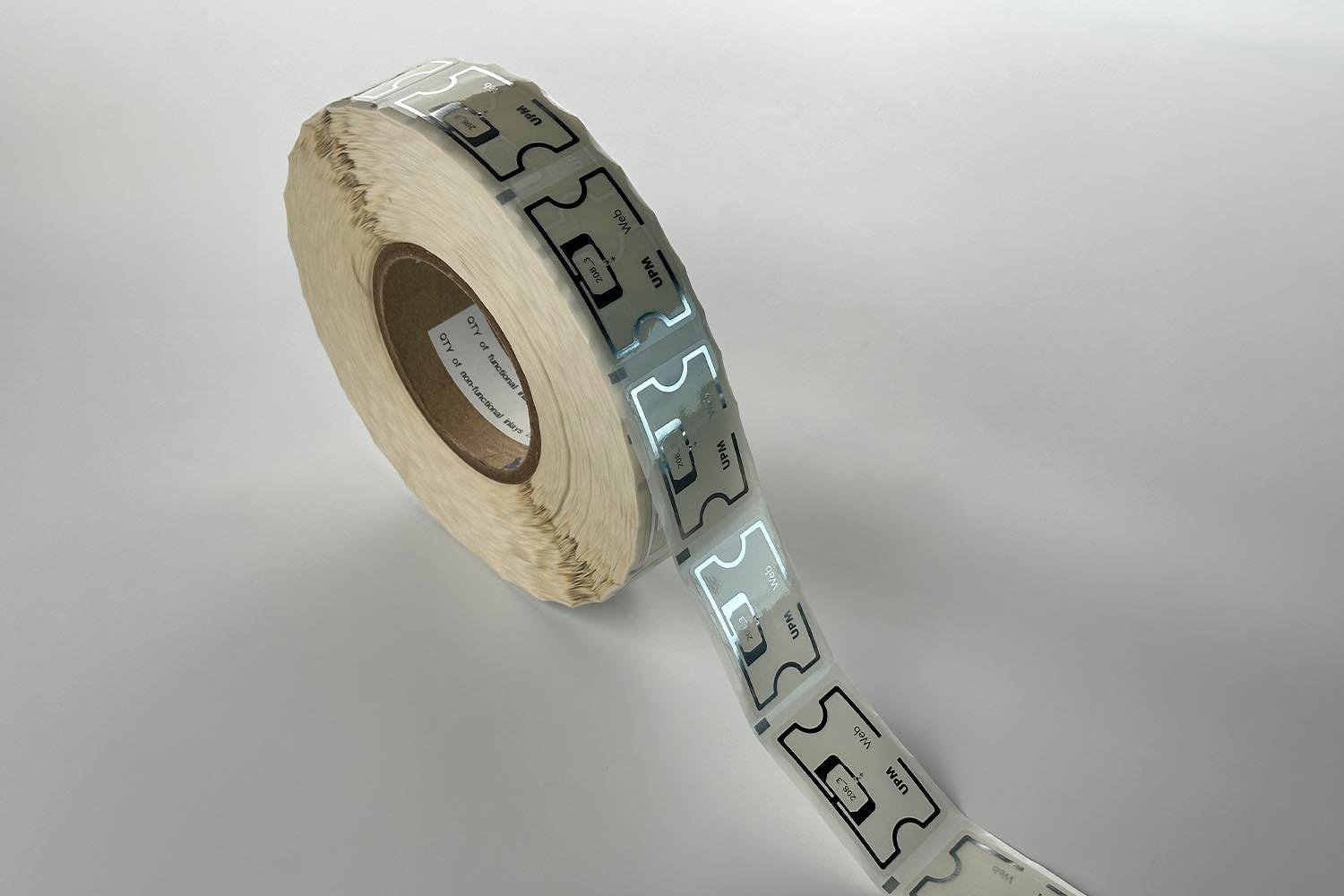 UPM Web 208-3 Şeffaf RFID Etiket