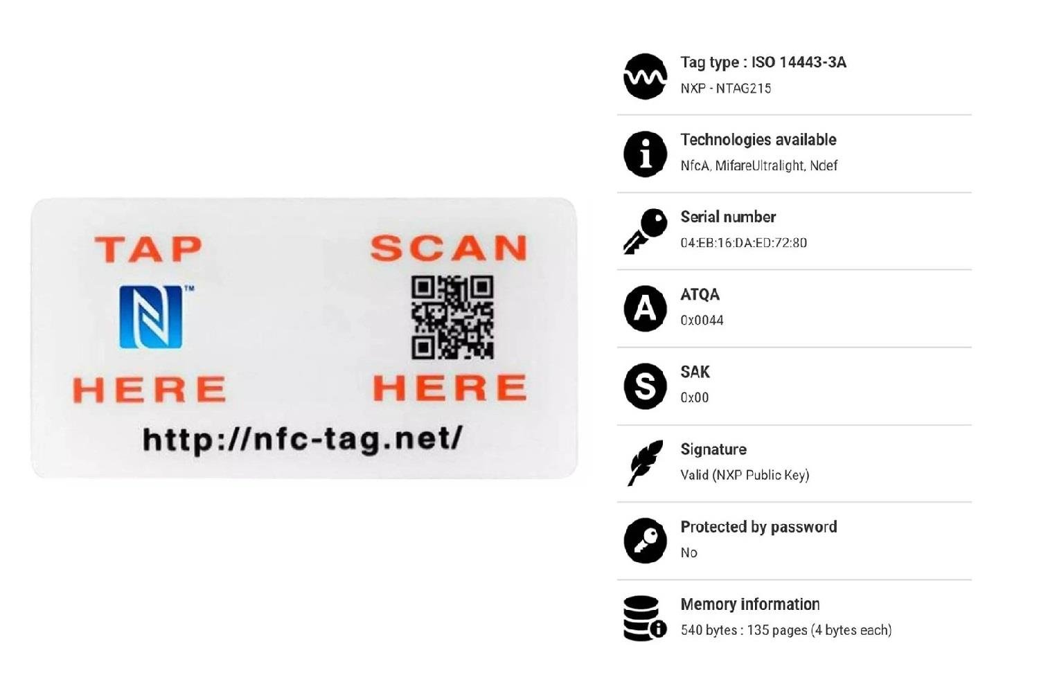 Vulcan RFID Custom NFC 13.56 Mhz Etiket