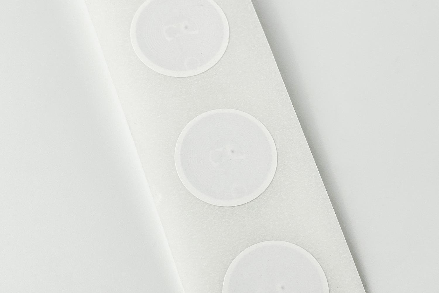 Yuvarlak HF RFID 25mm Etiket  25 mm Dia