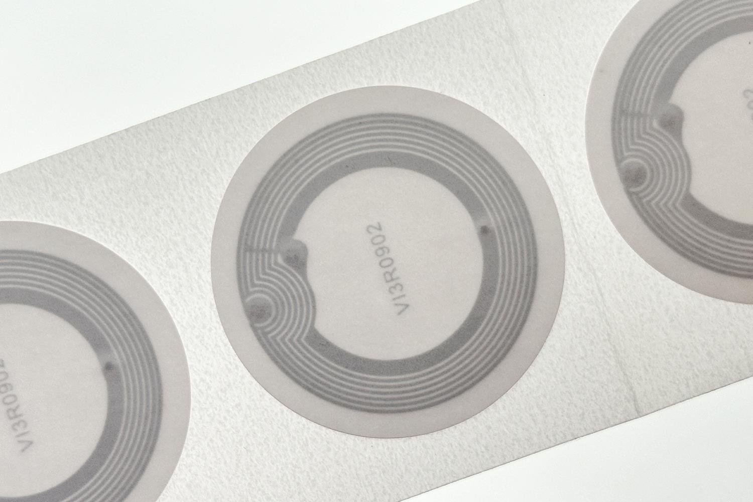 ملصق دائري HF RFID ICODE SLIX Dia 40 مم