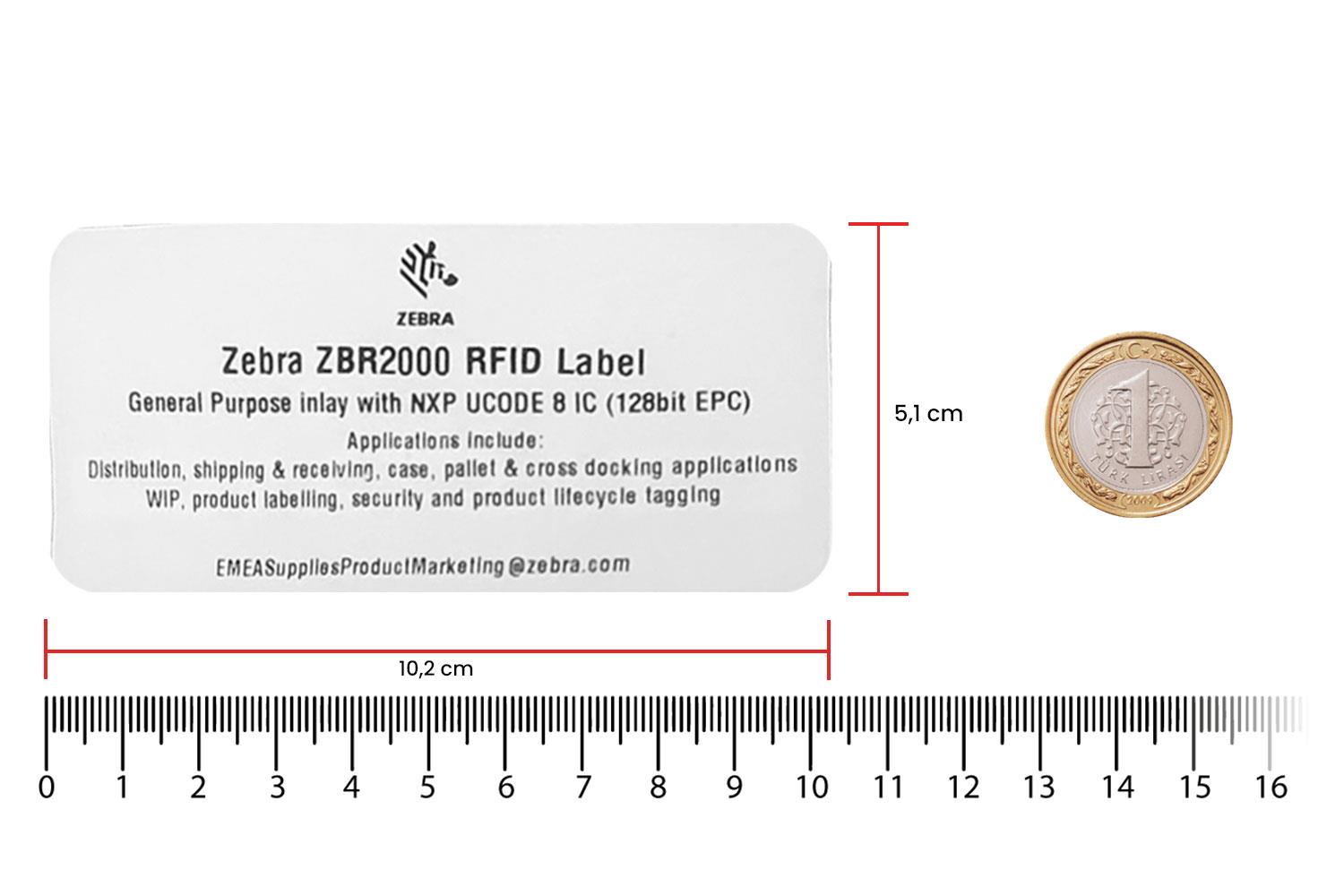 ZEBRA-ZBR2000 RFID Etiketi