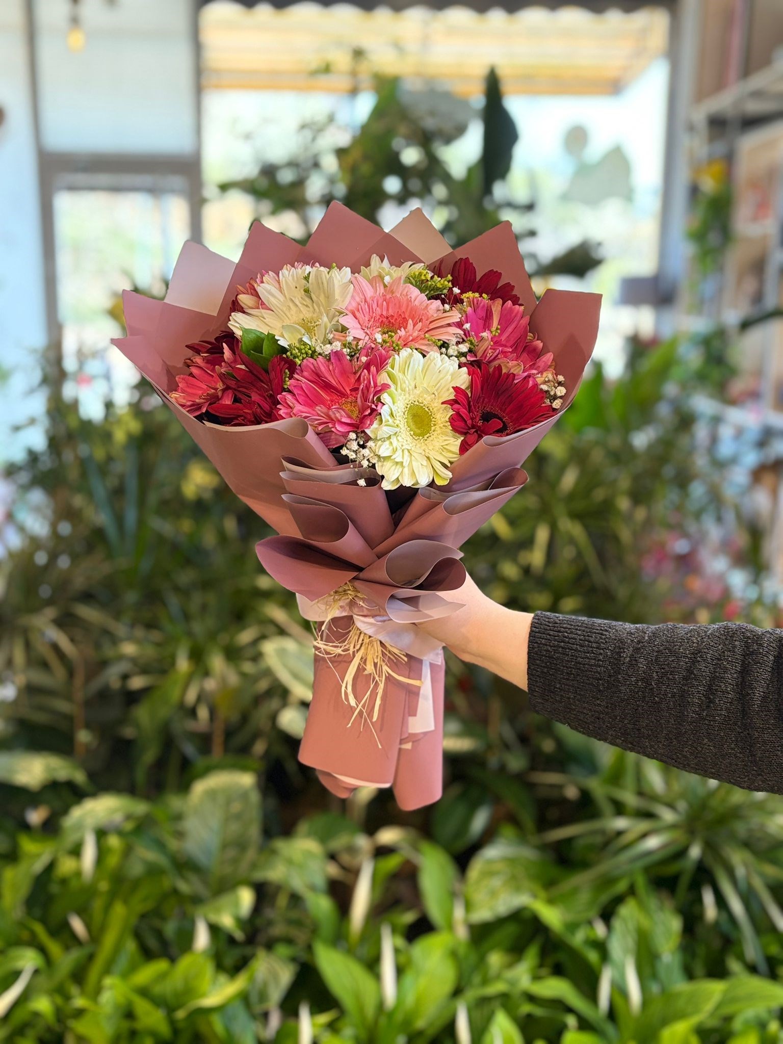 Renkli Gerbera Buketi