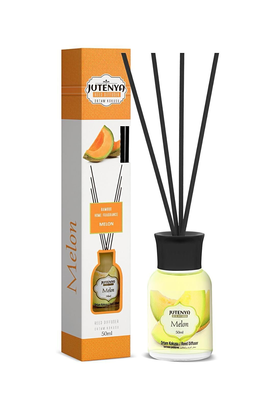 Kavun Kokulu Bambu Çubuk Oda Kokusu, Ofis, Banyo, Mutfak 50 Ml