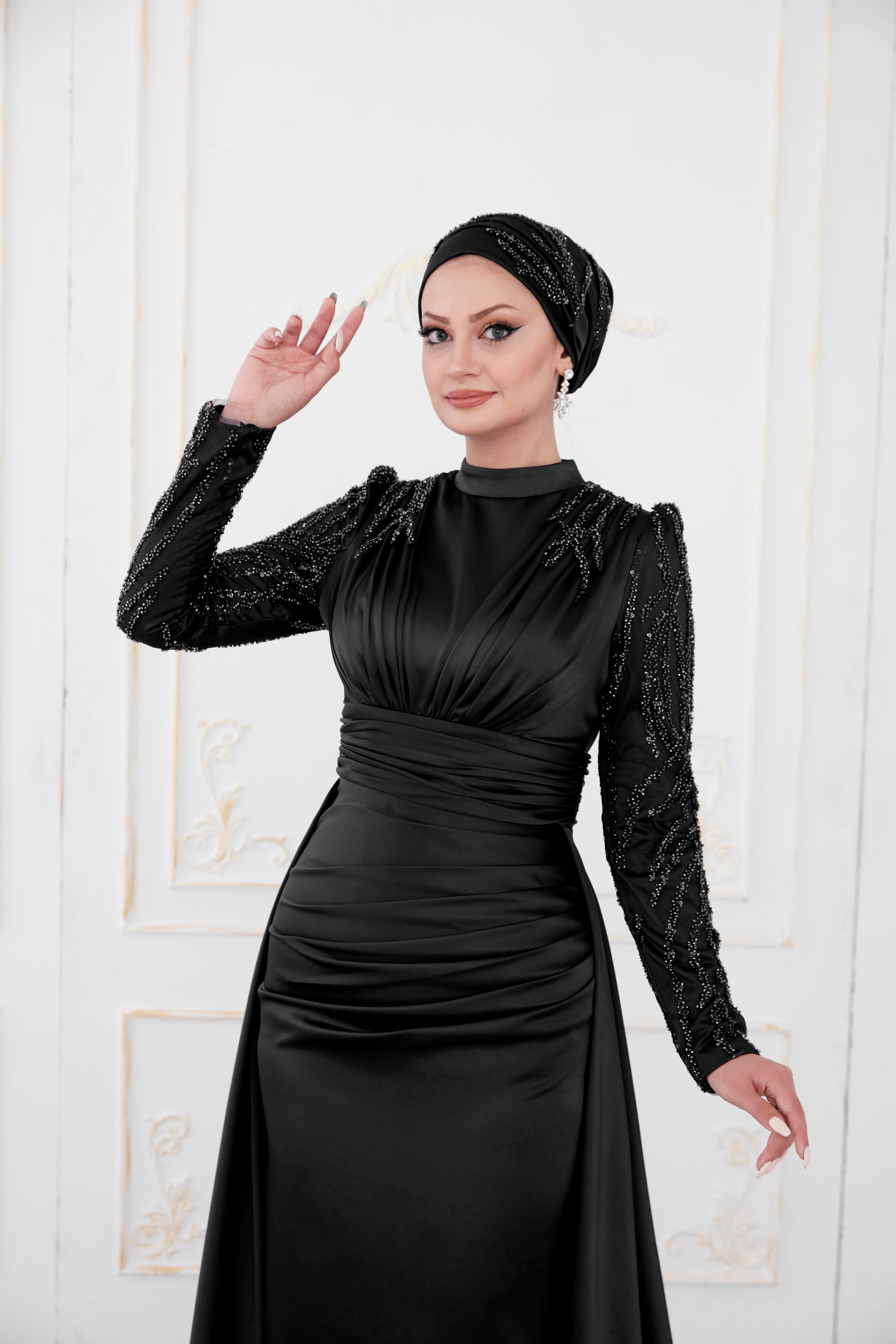 ADEL TESETTÜR ABİYE SİYAH