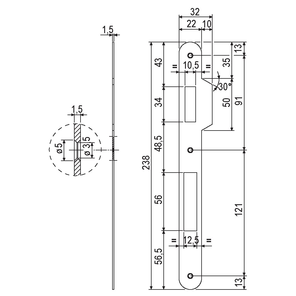 AGB B005901106 SICUREZZA DAMAKLI KİLİT KARŞILIĞI NİKEL 22 mm203.04.0118219Makaralı KilitlerAGB
