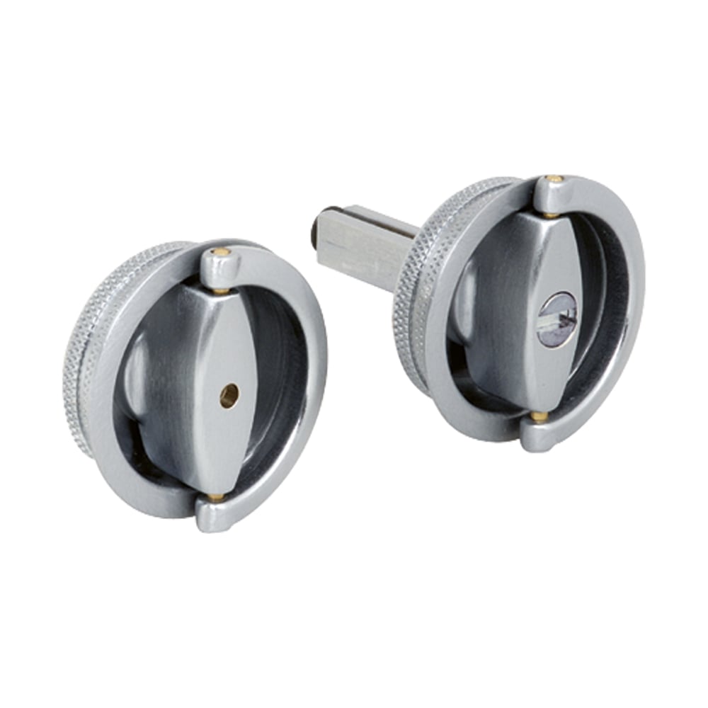 AGB B029000132 DUETTO KATLANIR KAPI SÜRGÜ KİLİDİ İÇİN MANDAL SETİ AKTİF-PASİF SATEN KROM203.05.0118994Kayar Kapı Kilitleri Ve AksesuarlarıAGB