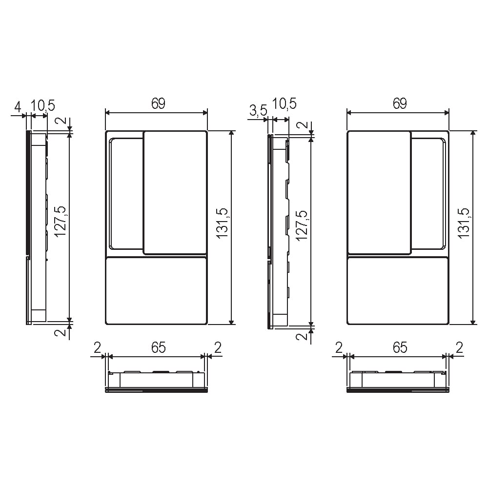 AGB B300000132 WAVE PASAJ TİP KAYAR KAPI KOLU  (Max 60 mm) SATİN KROM201.06.0118197Modern Kapı KollarıAGB