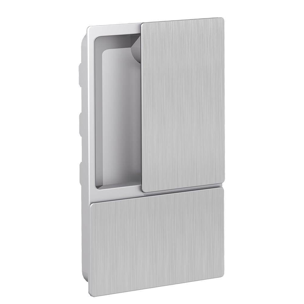 AGB B300000132 WAVE PASAJ TİP KAYAR KAPI KOLU  (Max 60 mm) SATİN KROM201.06.0118197Modern Kapı KollarıAGB