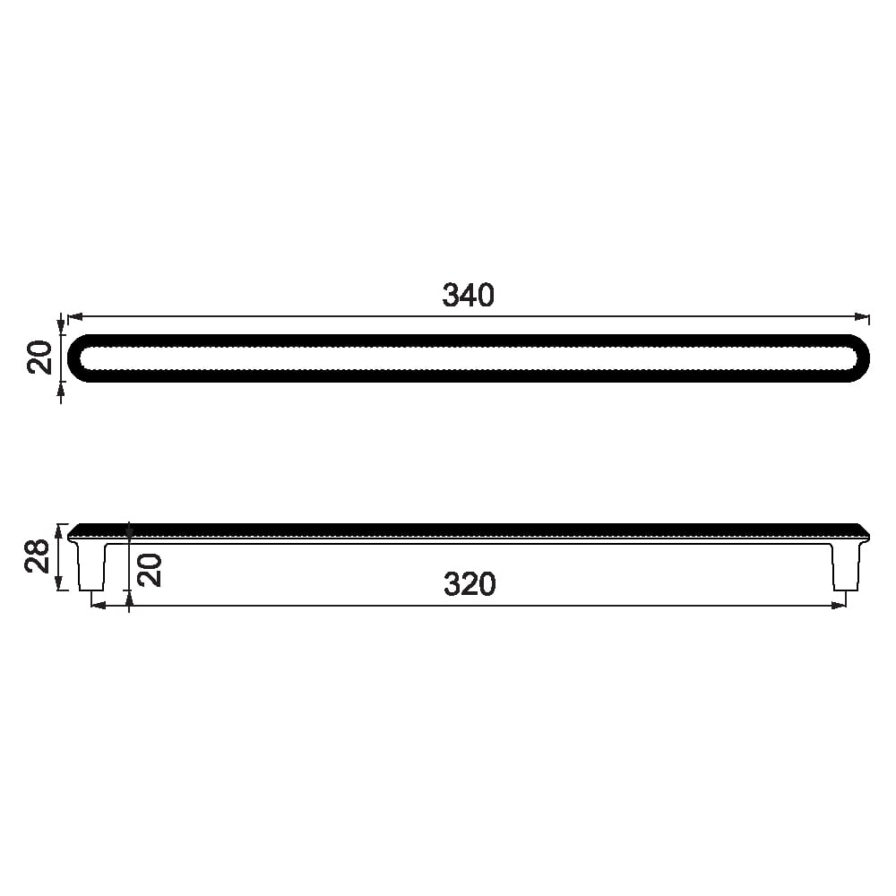 ÇEBİ A1102320 PC24 MODERN KULP ZMK.101.02.0109544Mobilya KulplarıÇEBİ