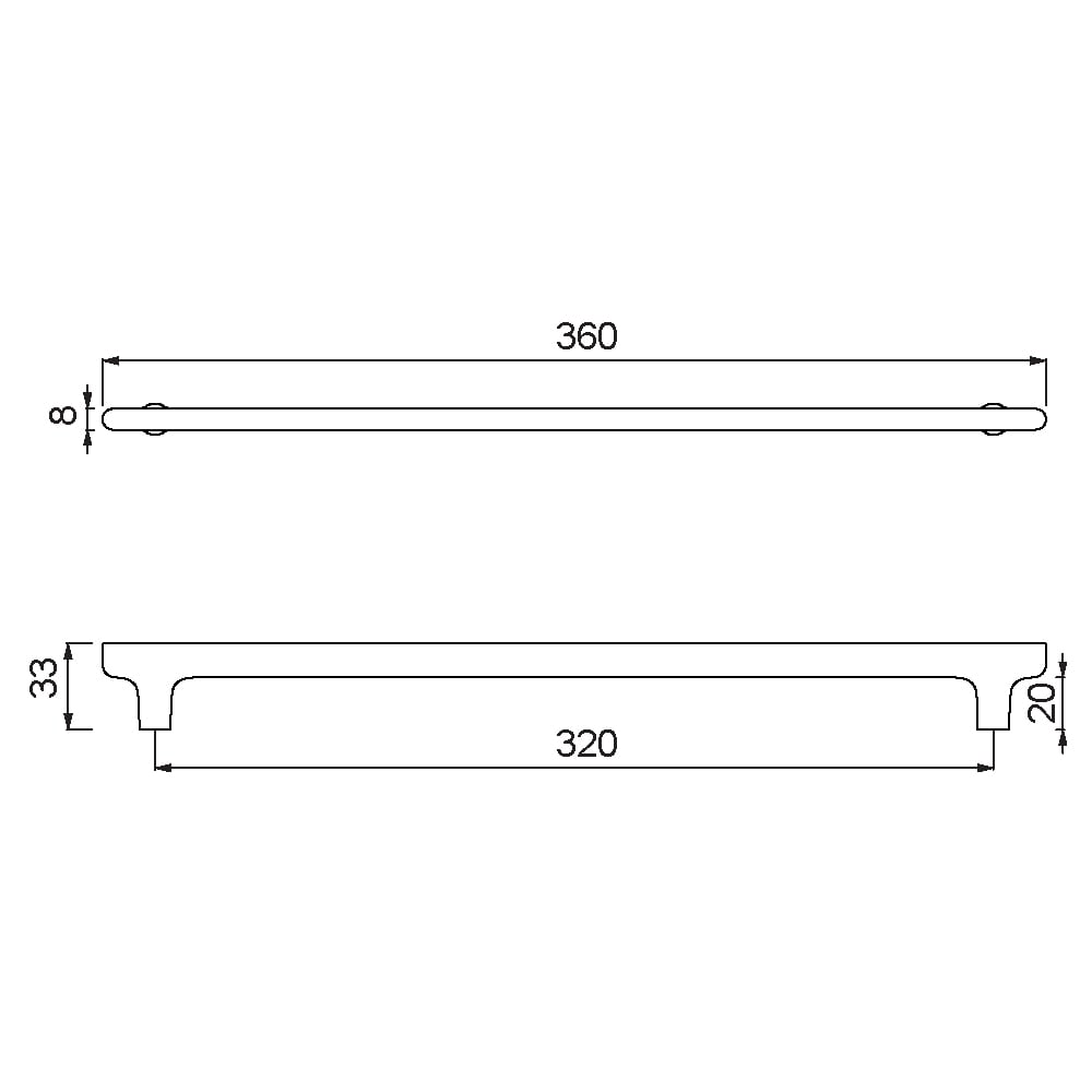 ÇEBİ A1103320 MP08 MODERN KULP ZMK.101.02.0109718Mobilya KulplarıÇEBİ