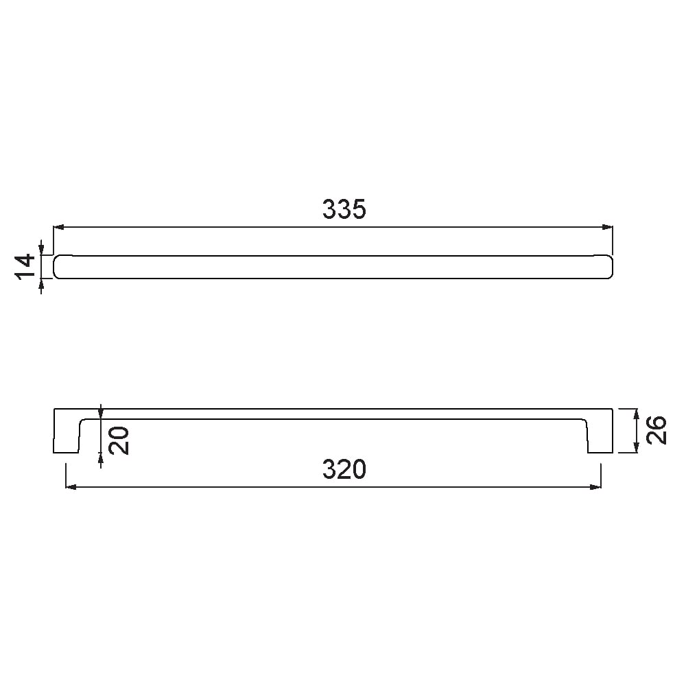 ÇEBİ A1105320 MP02 MODERN KULP ZMK.101.02.0109601Mobilya KulplarıÇEBİ