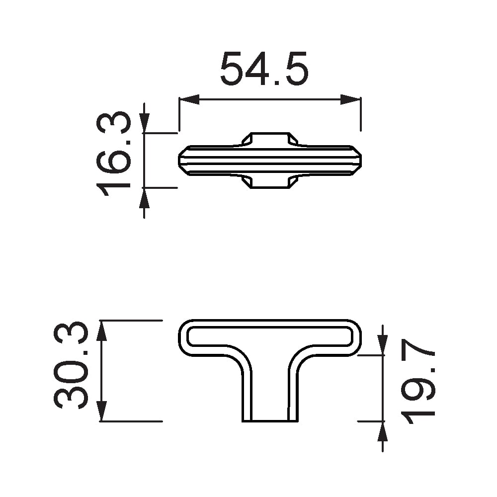 ÇEBİ A1107001 PC24 MODERN KULP ZMK.101.02.0109350Mobilya KulplarıÇEBİ