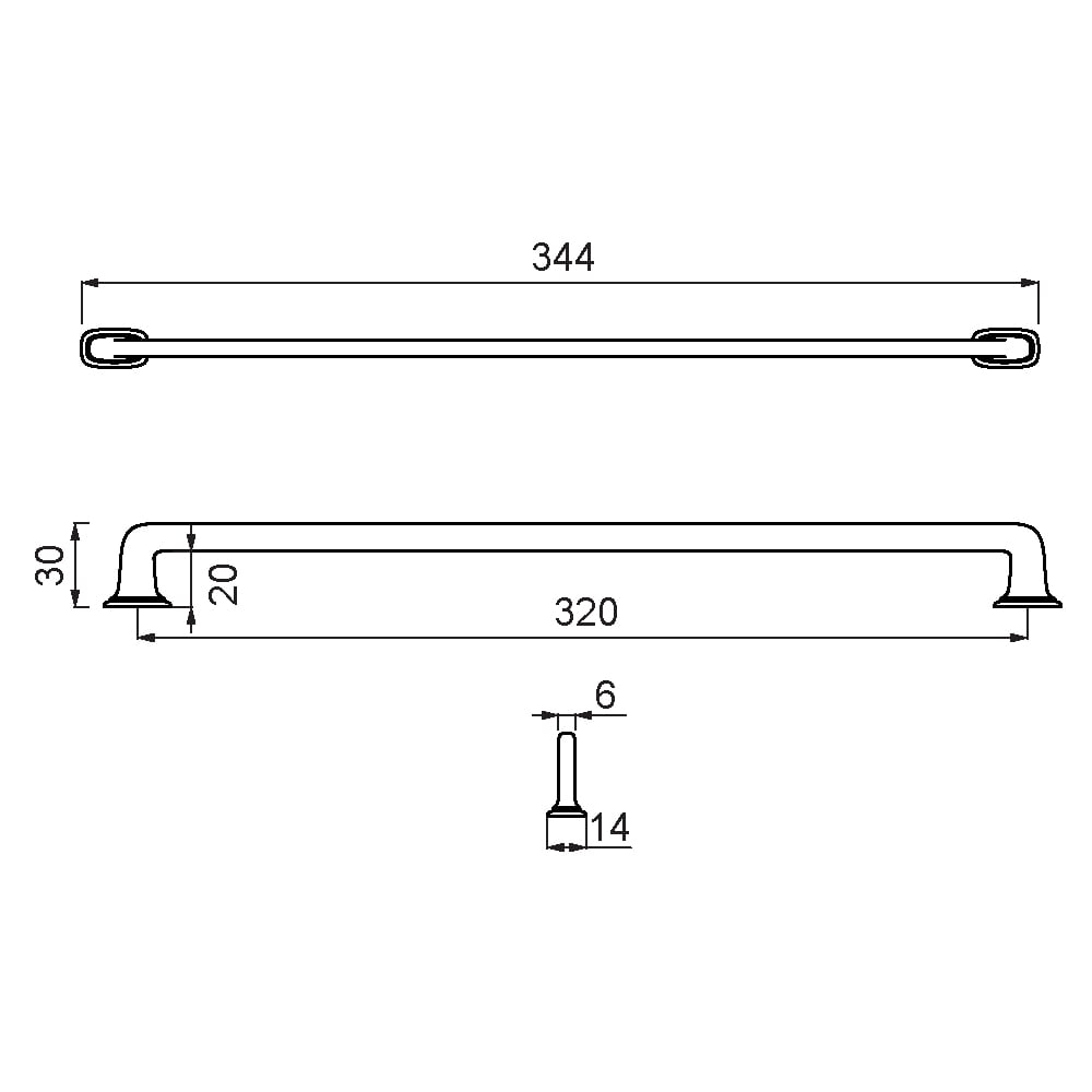 ÇEBİ A1110320 PC24 MODERN KULP ZMK.101.02.0110051Mobilya KulplarıÇEBİ