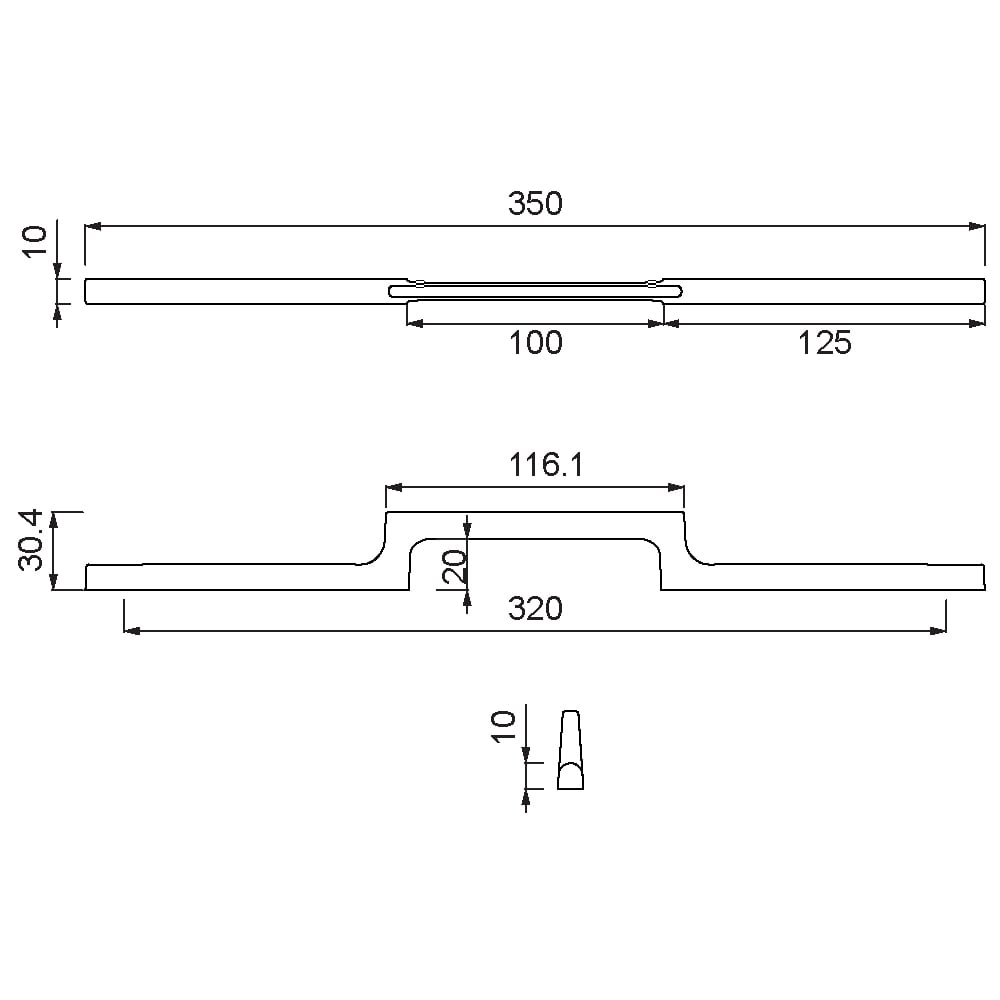 ÇEBİ A1112320 PC24 MODERN KULP ZMK.101.02.0110017Mobilya KulplarıÇEBİ