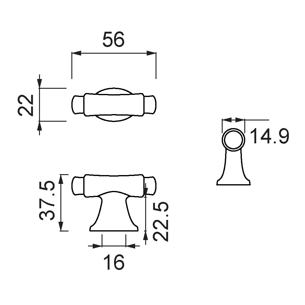 ÇEBİ A1117016 MP08 MODERN KULP ZMK.101.02.0112361Mobilya KulplarıÇEBİ