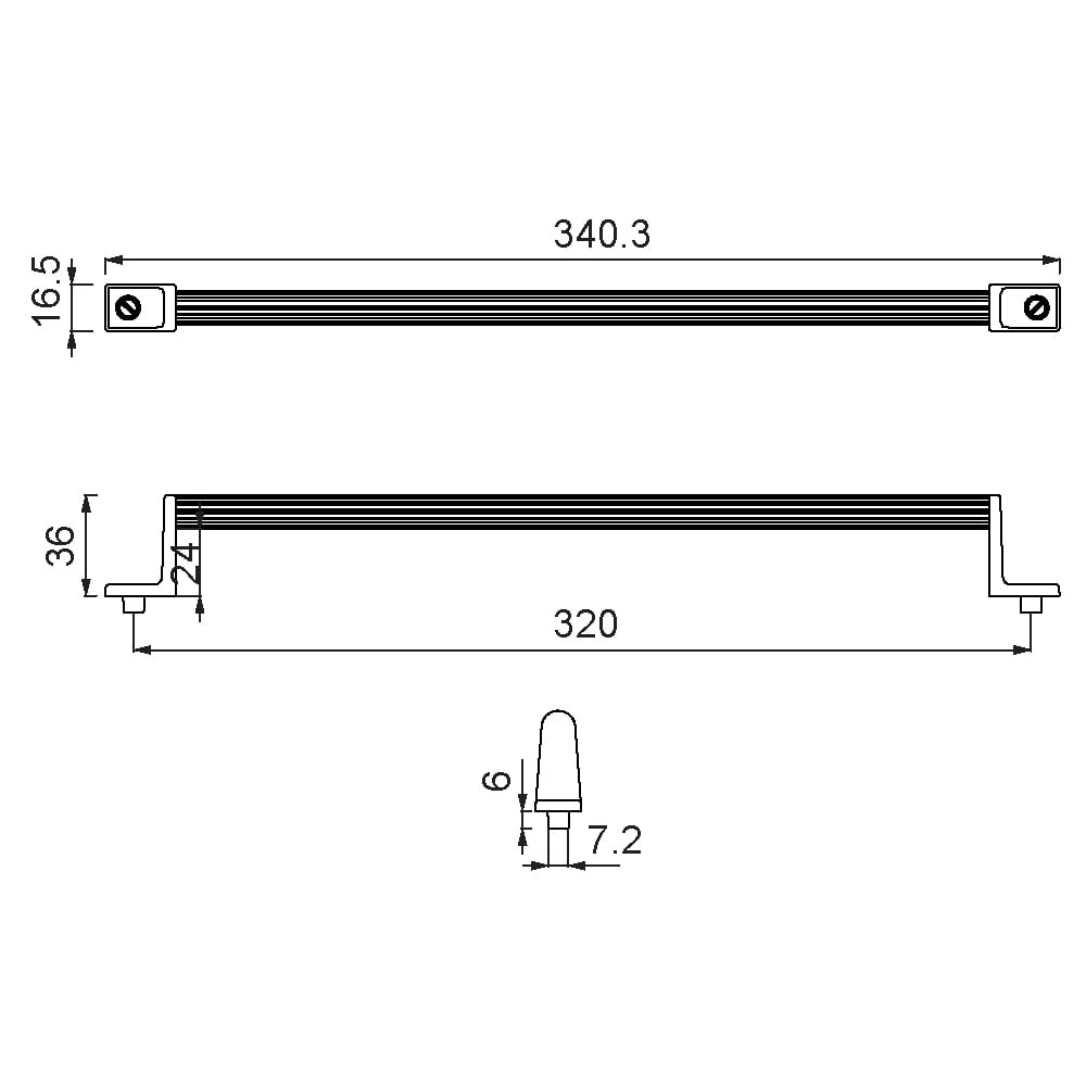 ÇEBİ A1125320 MP02 PROFİL KLASİK KULP ZMK.101.03.0109883Mobilya KulplarıÇEBİ