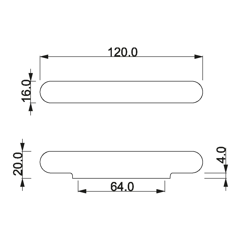 ÇEBİ A1127064 MP30 MODERN KULP ZMK.101.02.0110100Mobilya KulplarıÇEBİ