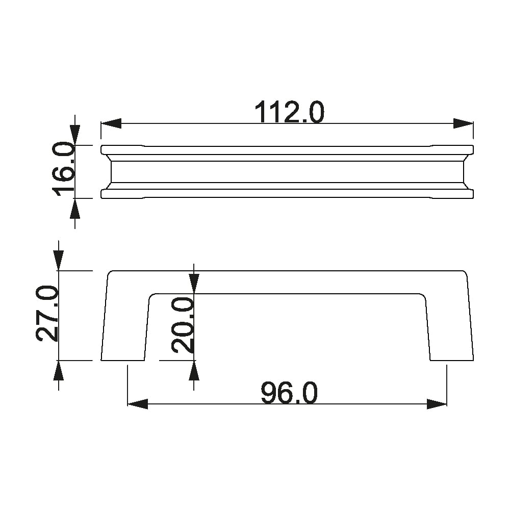 ÇEBİ A1140096 PC35 MODERN KULP ZMK.101.02.0117464Mobilya KulplarıÇEBİ