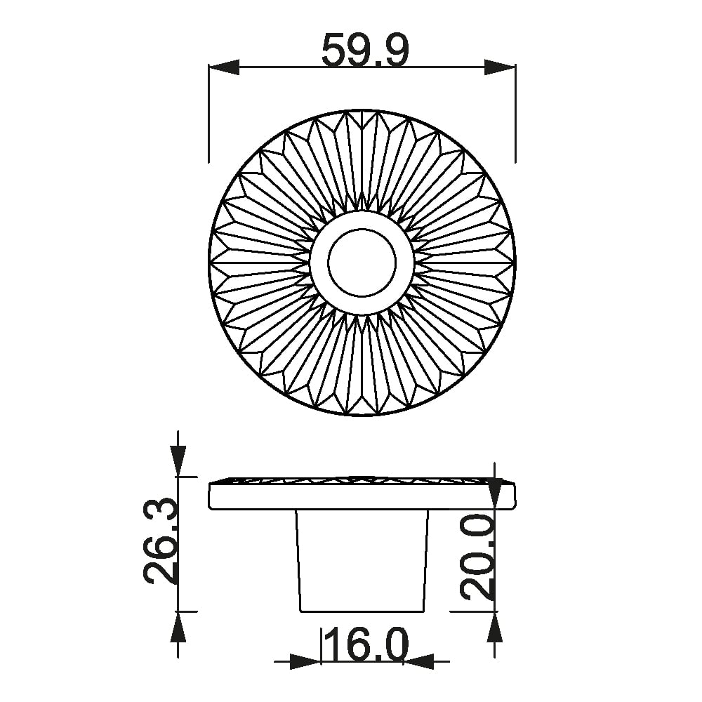 ÇEBİ A1193016 MP30 MODERN KULP ZMK.101.02.0108640Mobilya KulplarıÇEBİ