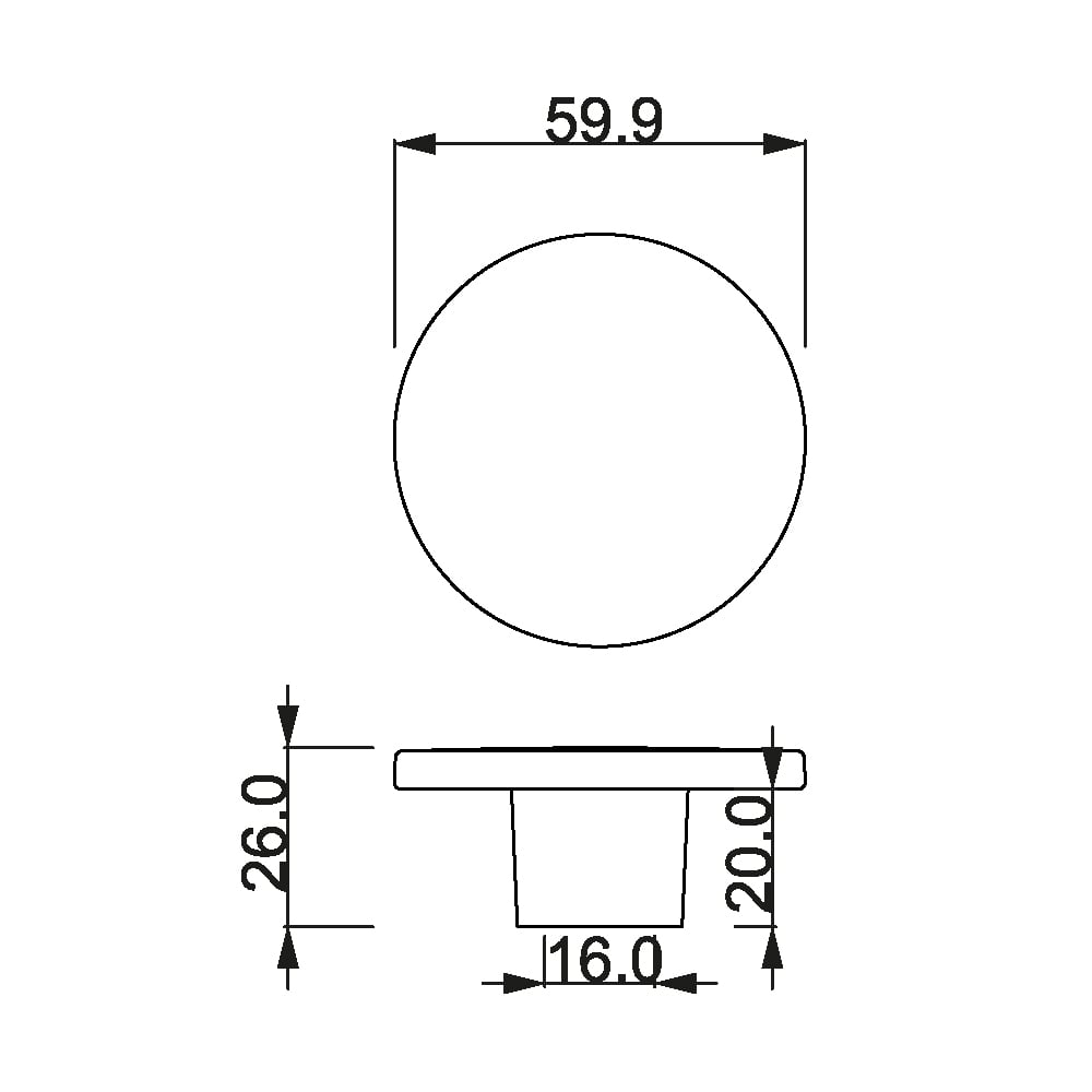 ÇEBİ A1196016 PC27 MODERN KULP ZMK.101.02.0117492Mobilya KulplarıÇEBİ