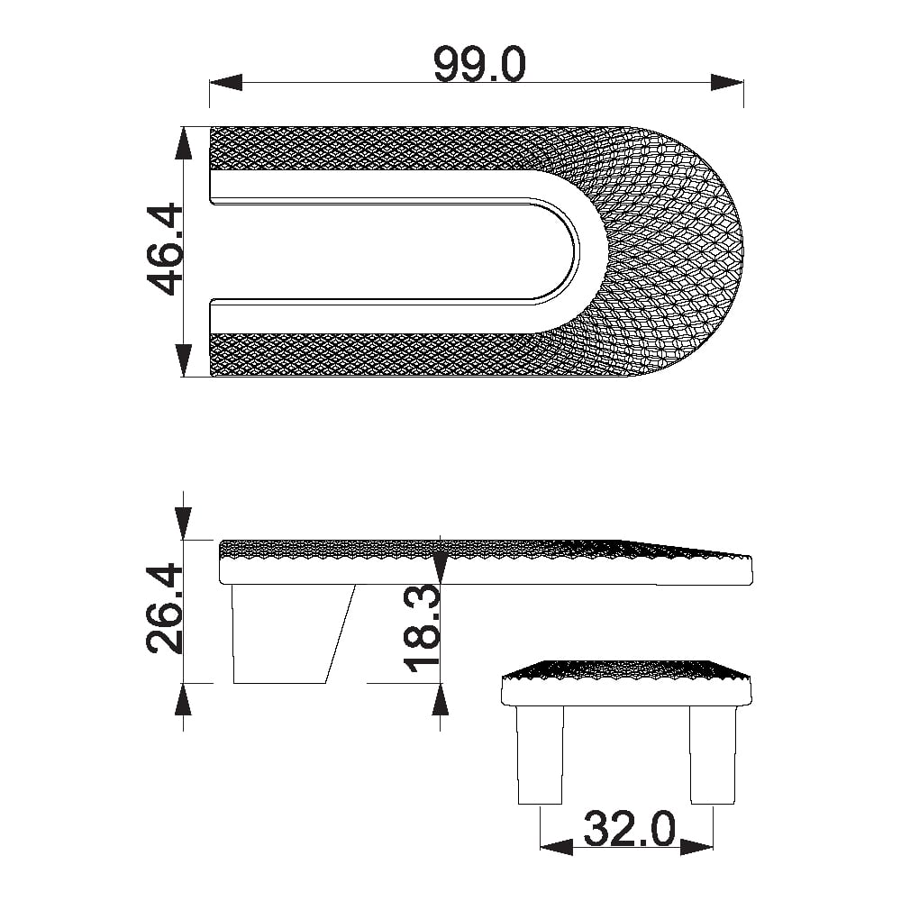 ÇEBİ A1200032 PC24 MODERN KULP ZMK.101.02.0108756Mobilya KulplarıÇEBİ