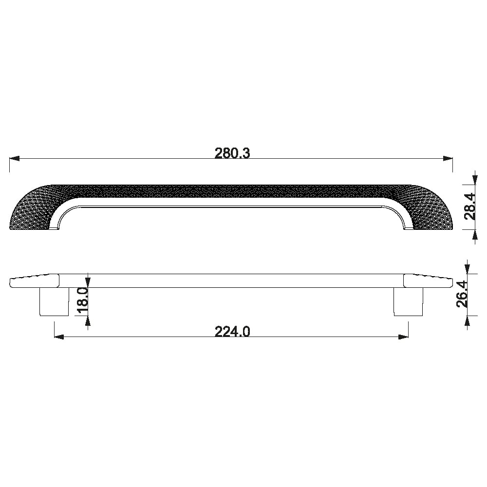 ÇEBİ A1200224 PC27 SİMETRİK TAMAMLAMA KULP101.02.0117523Mobilya KulplarıÇEBİ
