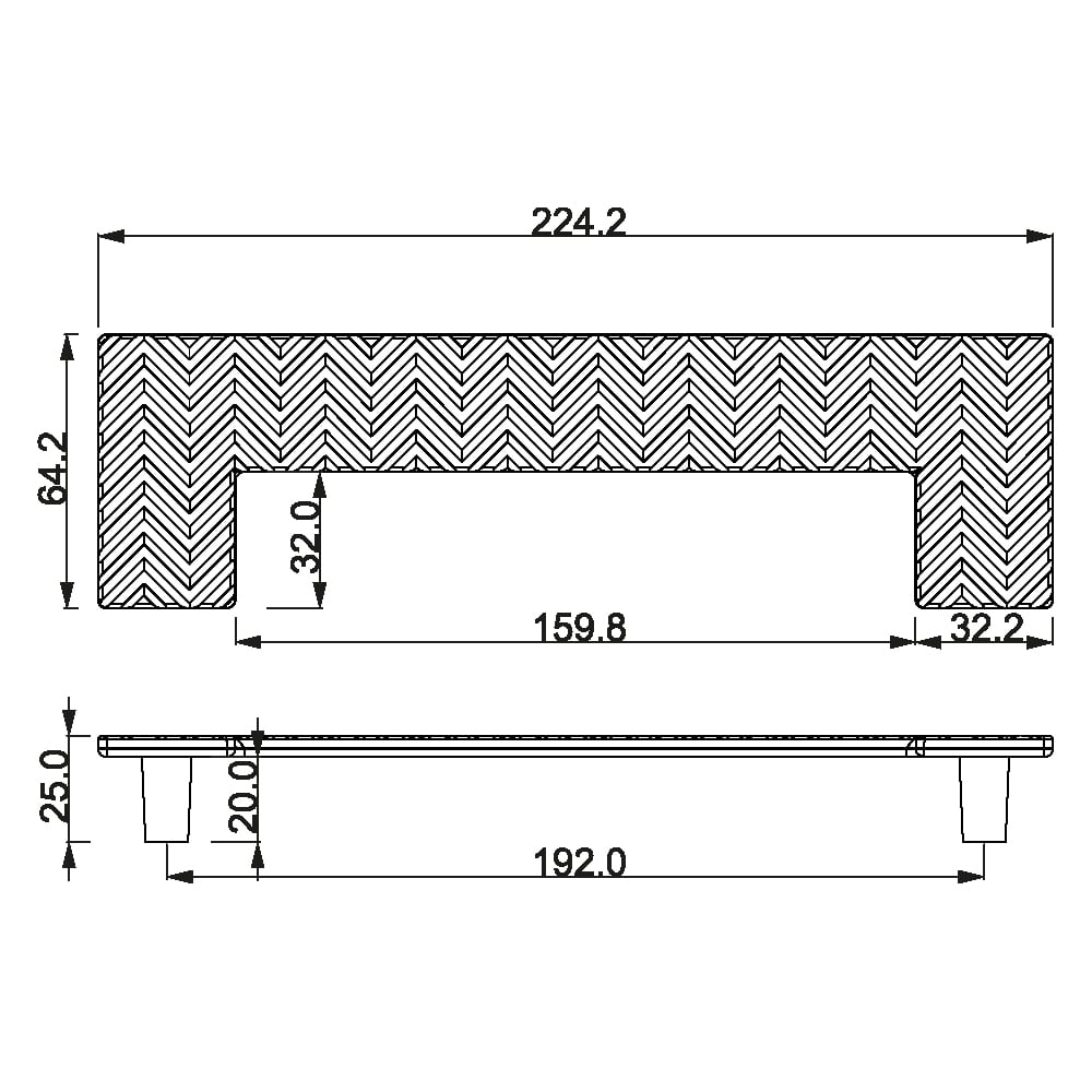 ÇEBİ A1204192 MP11 SİMETRİK TAMAMLAMA KULP101.02.0108571Mobilya KulplarıÇEBİ